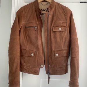 Coach leather jacket
